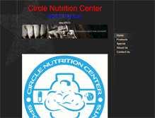Tablet Screenshot of circlenutritioncenter.com